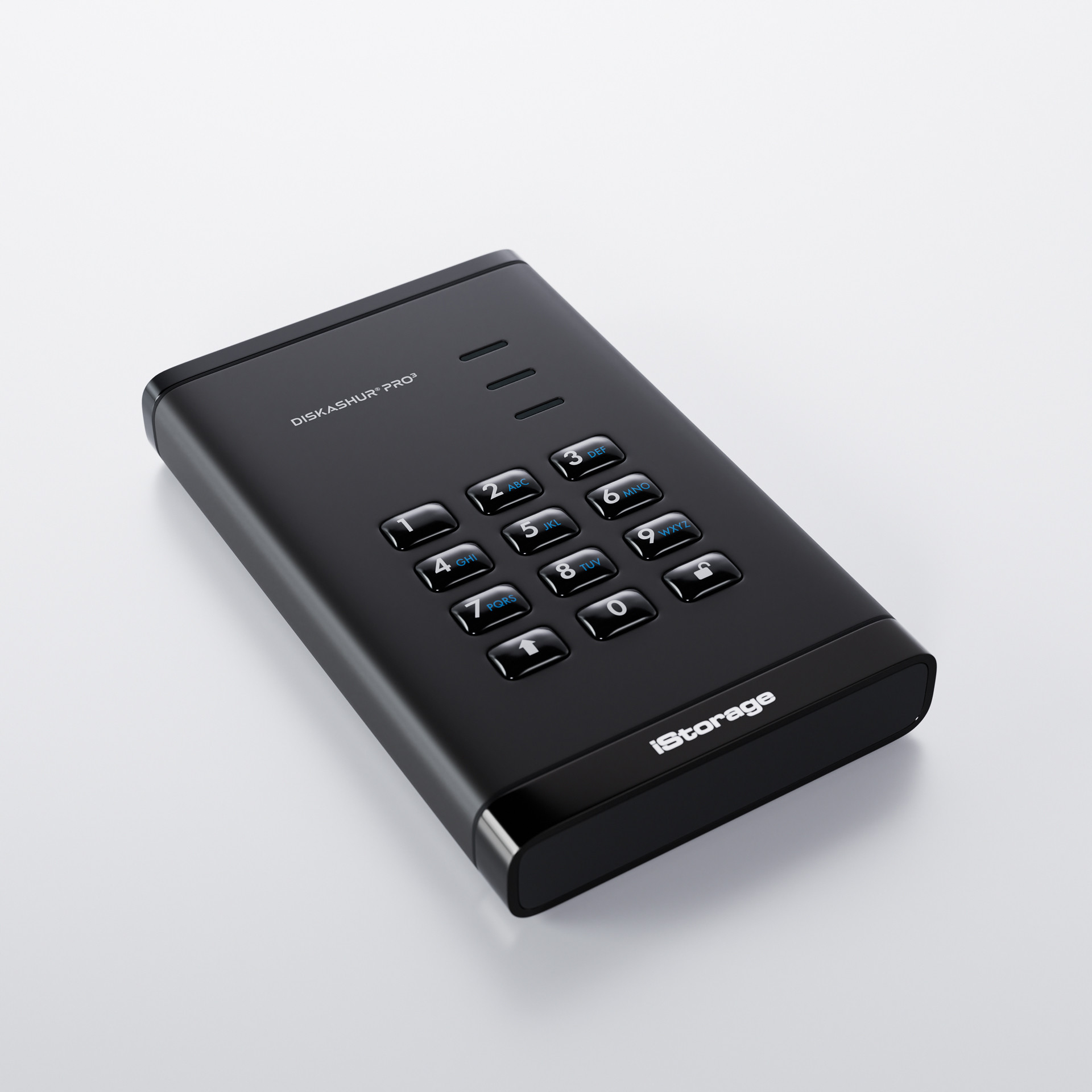 iStorage diskAshur Pro3 4TB IS-DAP3-256-SSD-4000-F, Ansicht 4