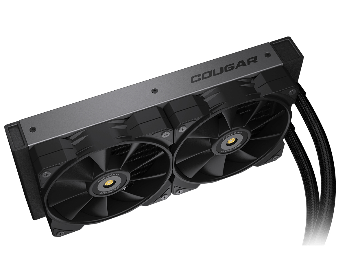 Cougar CPU Wasserkühlung Poseidon-GT 240 ARGB Schwarz - AMD Sockel AM3 (Ph. II/Ath. II) - AMD Sockel AM4 (Ryzen), Ansicht 2