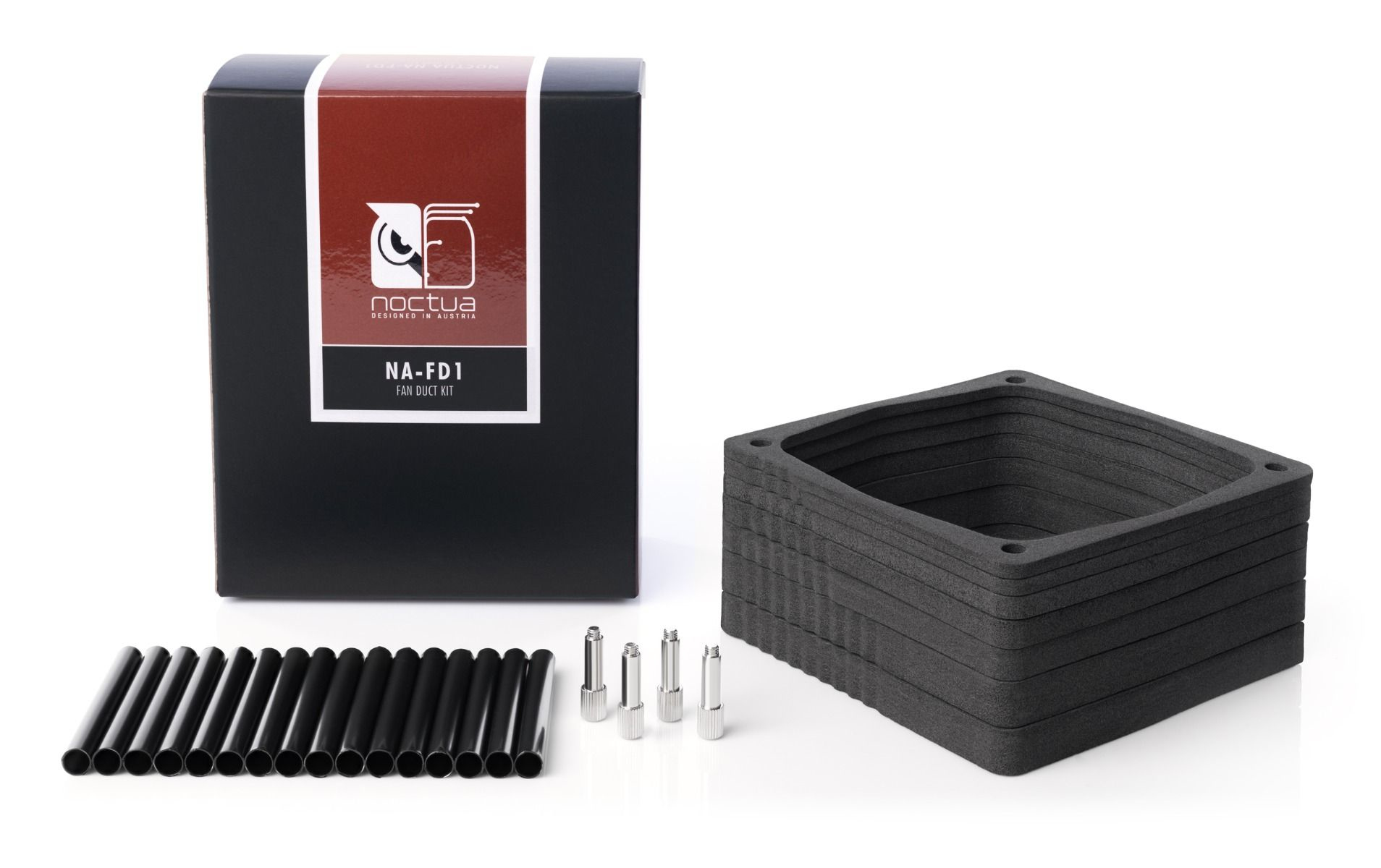 Noctua NA-FD1 - Schwarz - NH-L9i - NH-L9i chromax.black - NH-L9i-17xx - NH-L9i-17xx chromax.black. NH-L9a-AM4, Ansicht 2