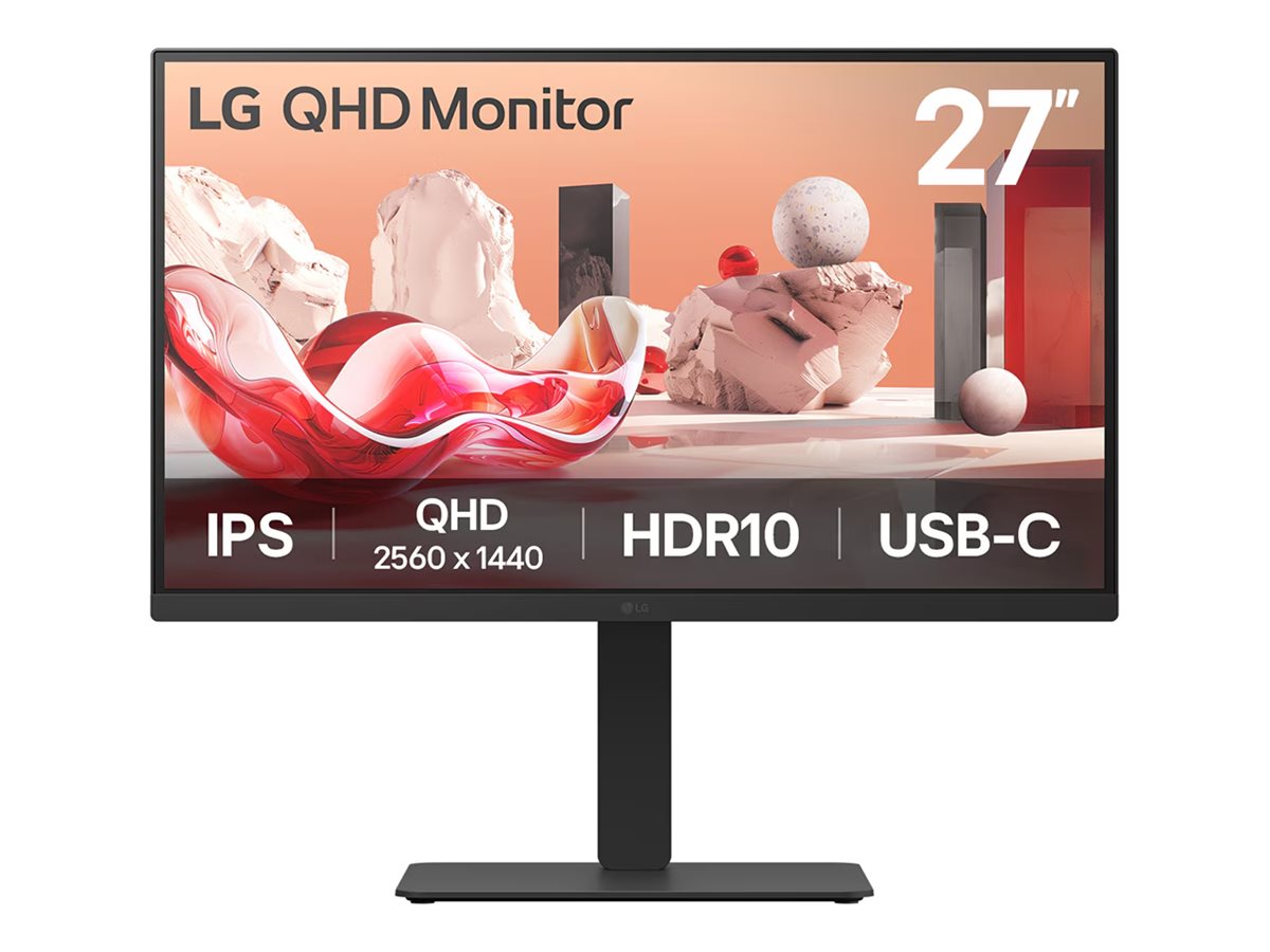 LG 27BA75QB-B - LED-Monitor - 68.6 cm (27") - 2560 x 1440 QHD @ 100 Hz
