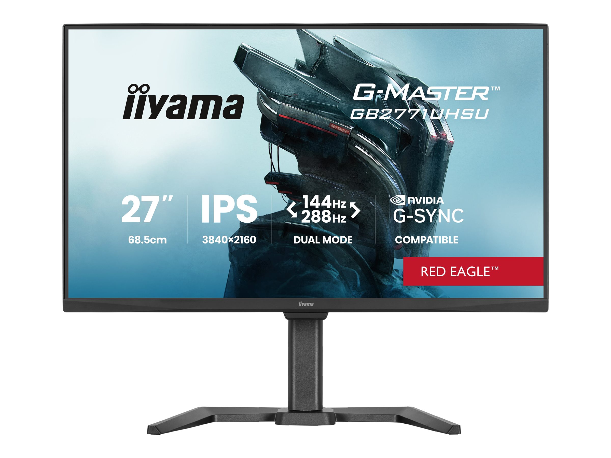 Iiyama G-MASTER Red Eagle GB2771UHSU-B1 - LED-Monitor - Gaming - 68.6 cm (27")
