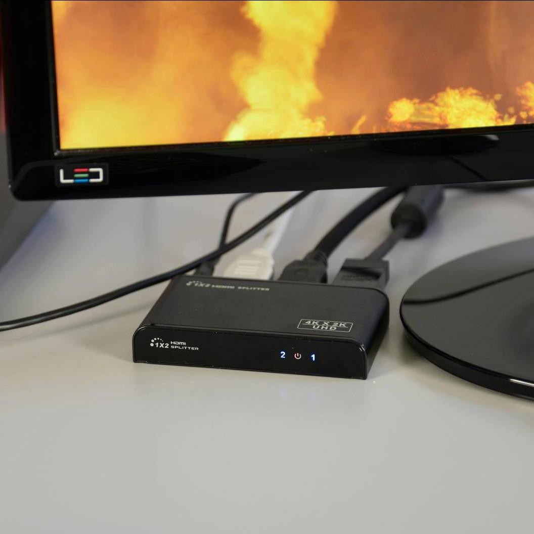 Techly Splitter HDMI 2 Way 4K*2K - Video-/Audio-Splitter, Ansicht 3