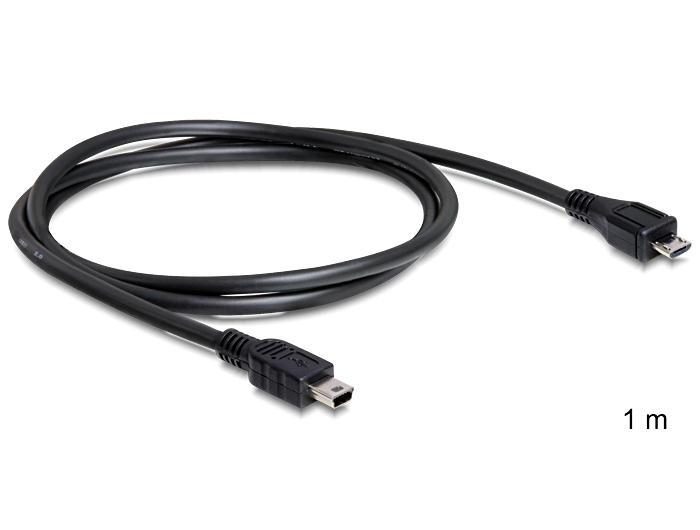 Delock USB-Kabel - mini-USB Typ B (M) zu Micro-USB Typ B (M), Ansicht 2