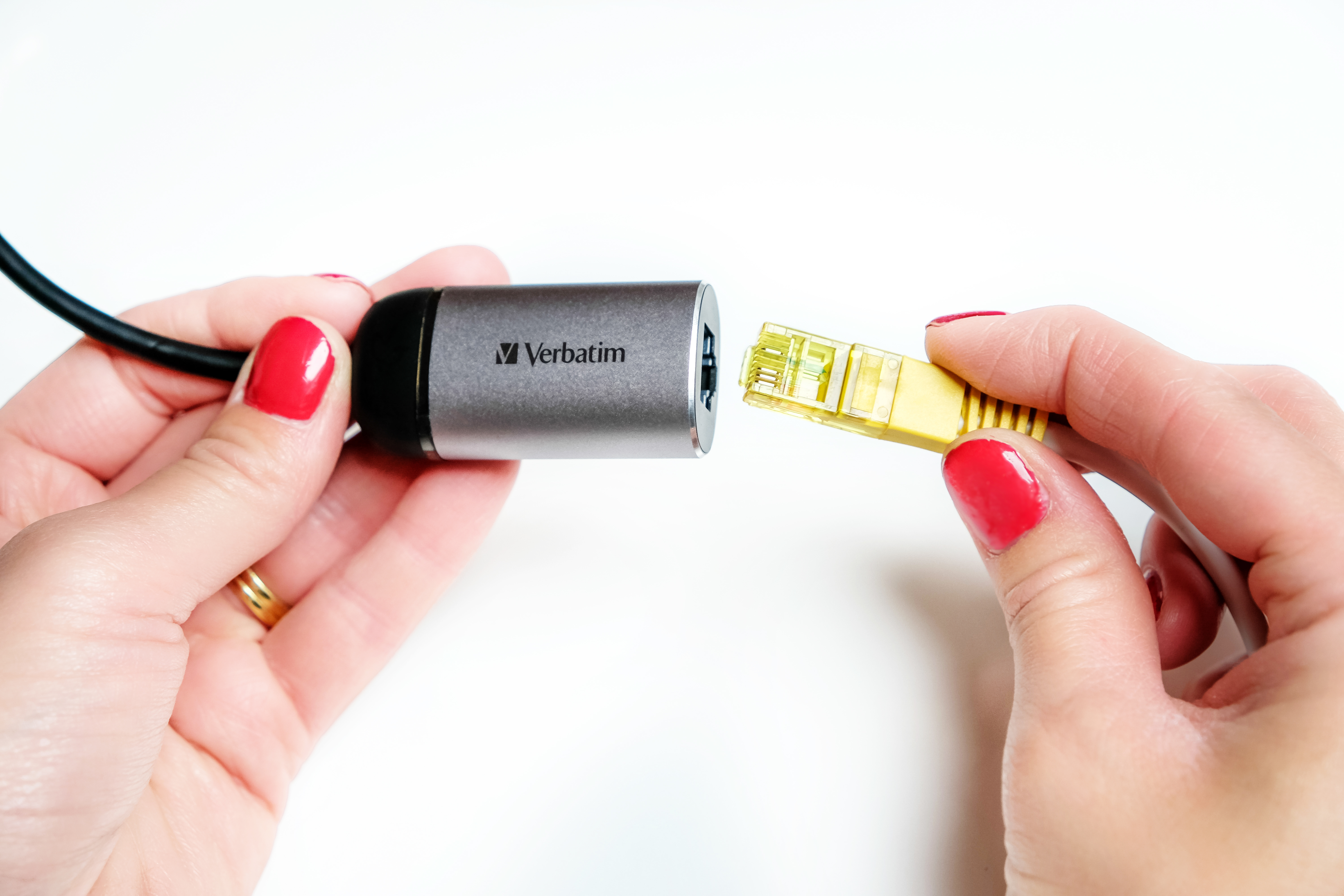 Verbatim Netzwerk-/USB-Adapter - USB-C - Gigabit, Ansicht 2