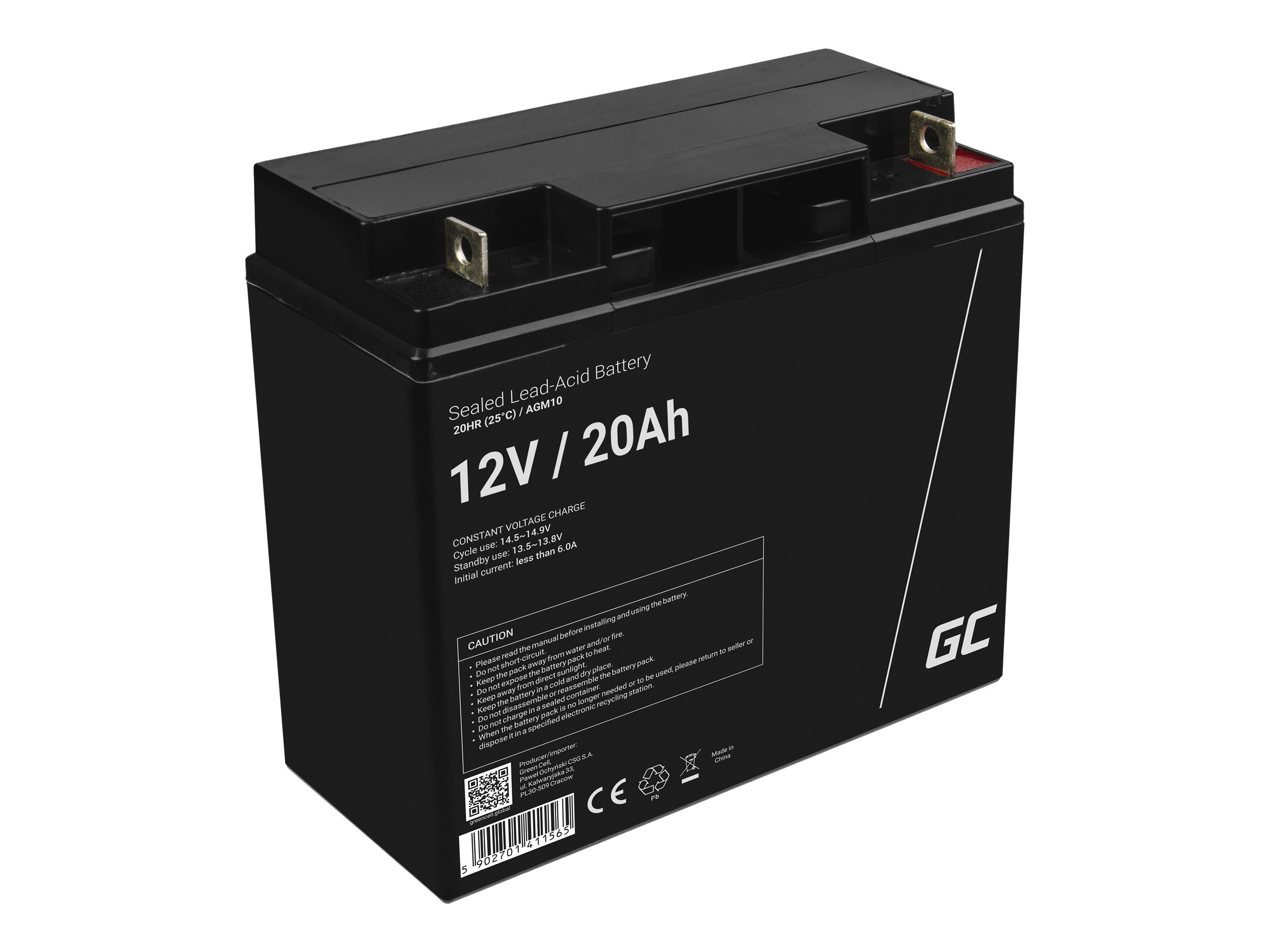 Green Cell USV-Akku - 1 x Batterie - Sealed Lead Acid (SLA), Ansicht 3