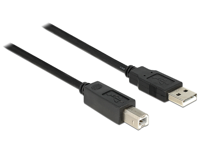 Delock USB-Kabel - USB Typ B (M) bis USB (M), Ansicht 3