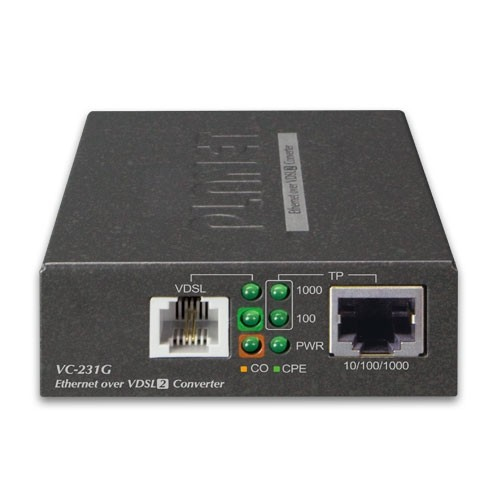 Planet VC-231G - Medienkonverter - 1GbE, Ethernet over VDSL2, Ansicht 2