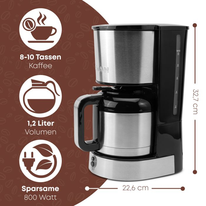 Bomann KA 6066 CB Kaffeeautomat 10 Tassen, Ansicht 2