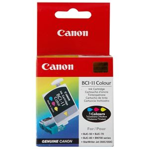 Canon BCI-11 - 3er-Pack - Gelb, Cyan, Magenta, Ansicht 2