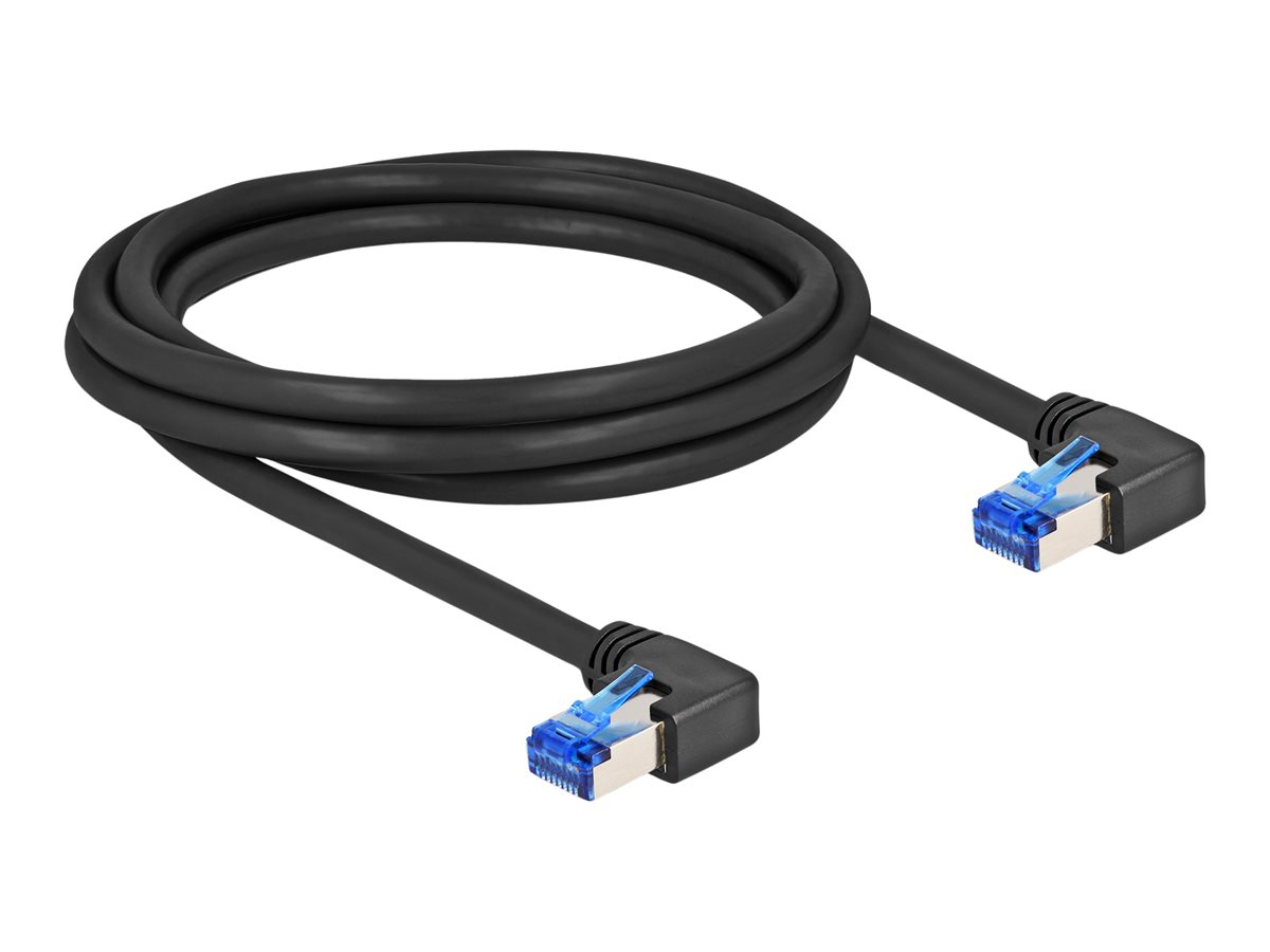 Delock Netzwerkkabel - RJ-45 (M) nach rechts abgewinkelt zu RJ-45 (M)