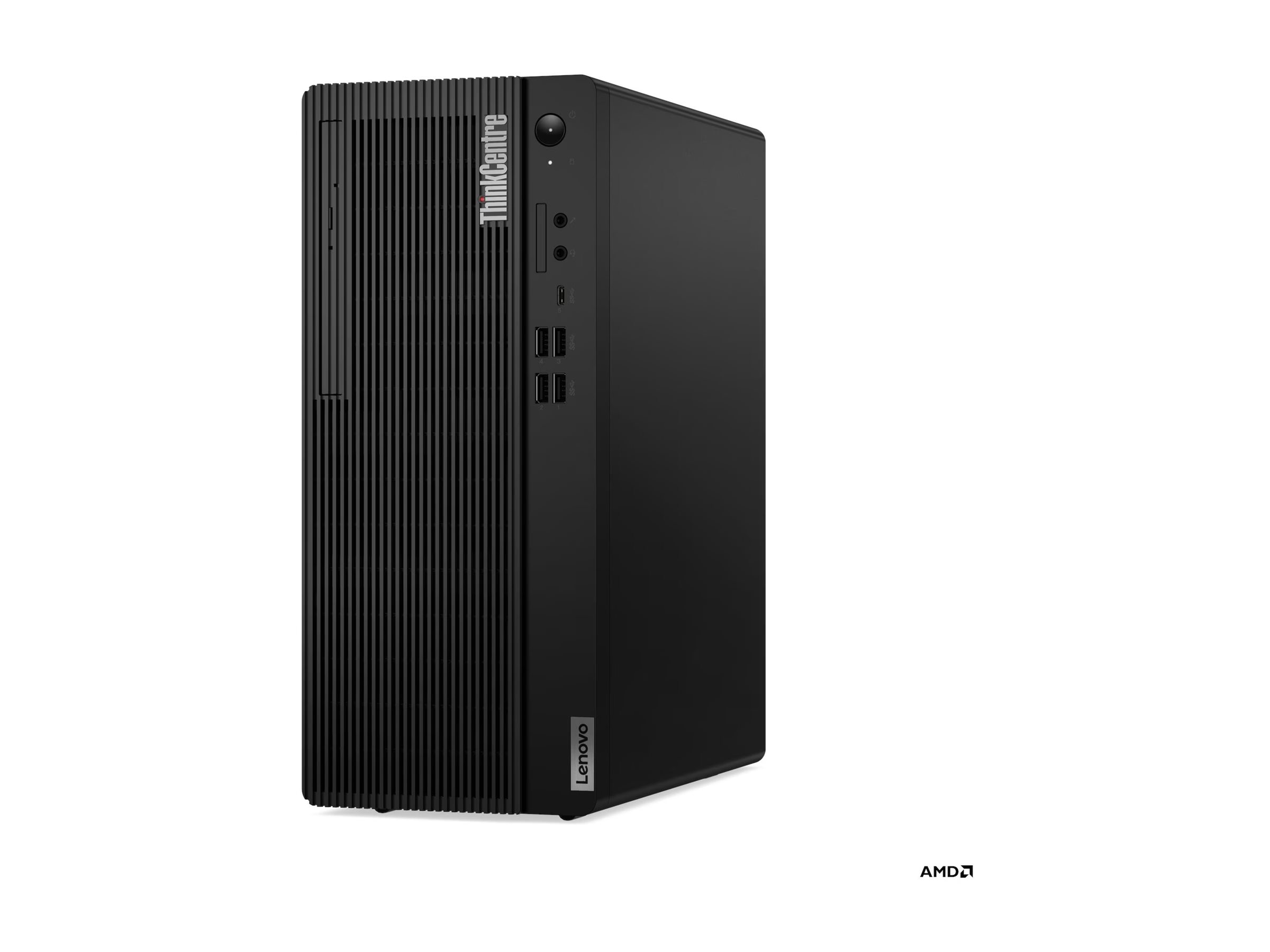 Lenovo ThinkCentre M75t Gen 5 12X9 - Tower - Ryzen 7 8700G / 4.2 GHz - RAM 32 GB - SSD 1 TB - TCG Opal Encryption 2, NVMe - Radeon 780M - 1GbE, Wi-Fi 6E, Bluetooth 5.3 - WLAN: 802.11a/b/g/n/ac/ax (Wi-Fi 6E)