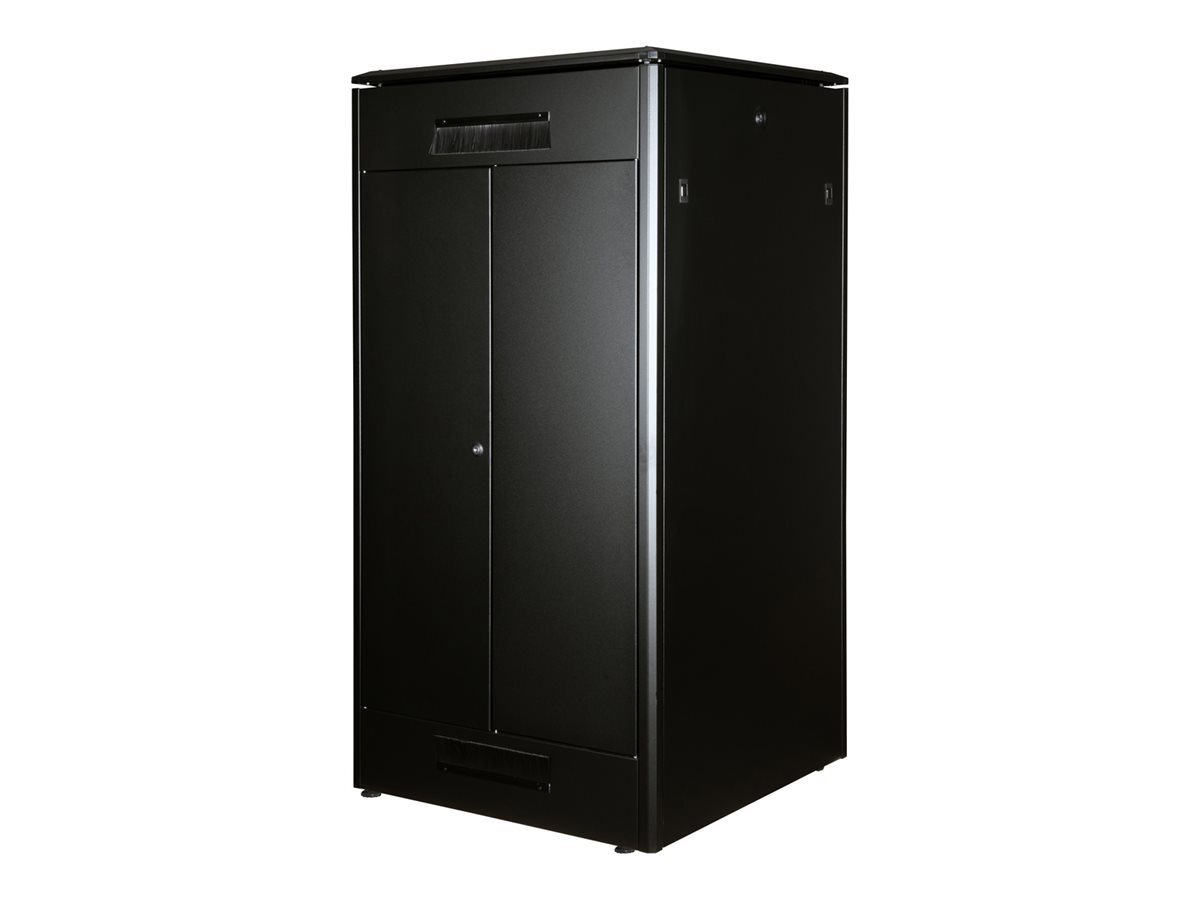 ROLINE 19 Zoll Netzwerkschrank Pro 32 HE 800x800 BxT Glastür schwarz, Ansicht 5