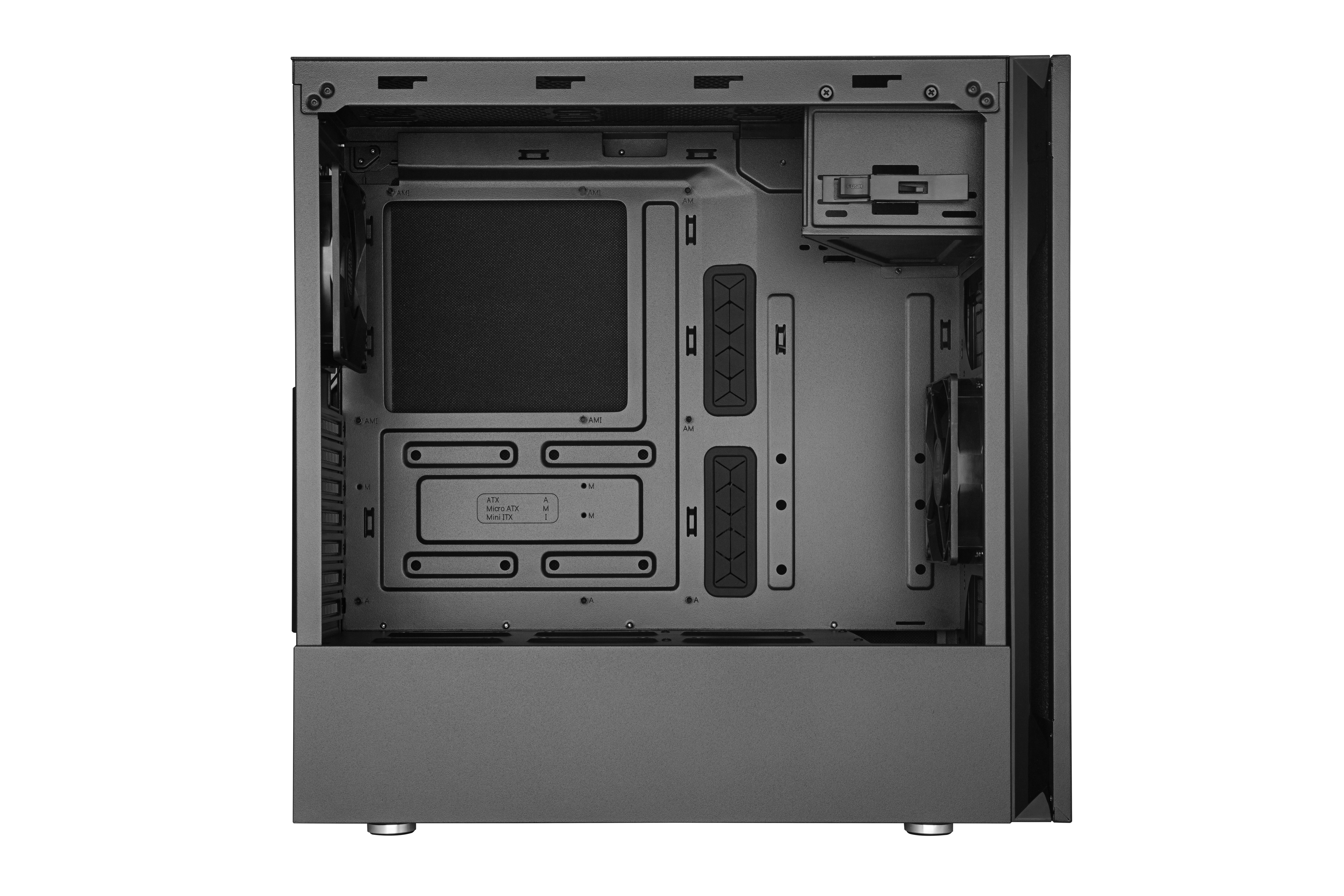 Cooler Master Silencio S600 - Schallgedämmter Stahl - Tower - ATX - keine Spannungsversorgung (ATX / PS/2), Ansicht 4