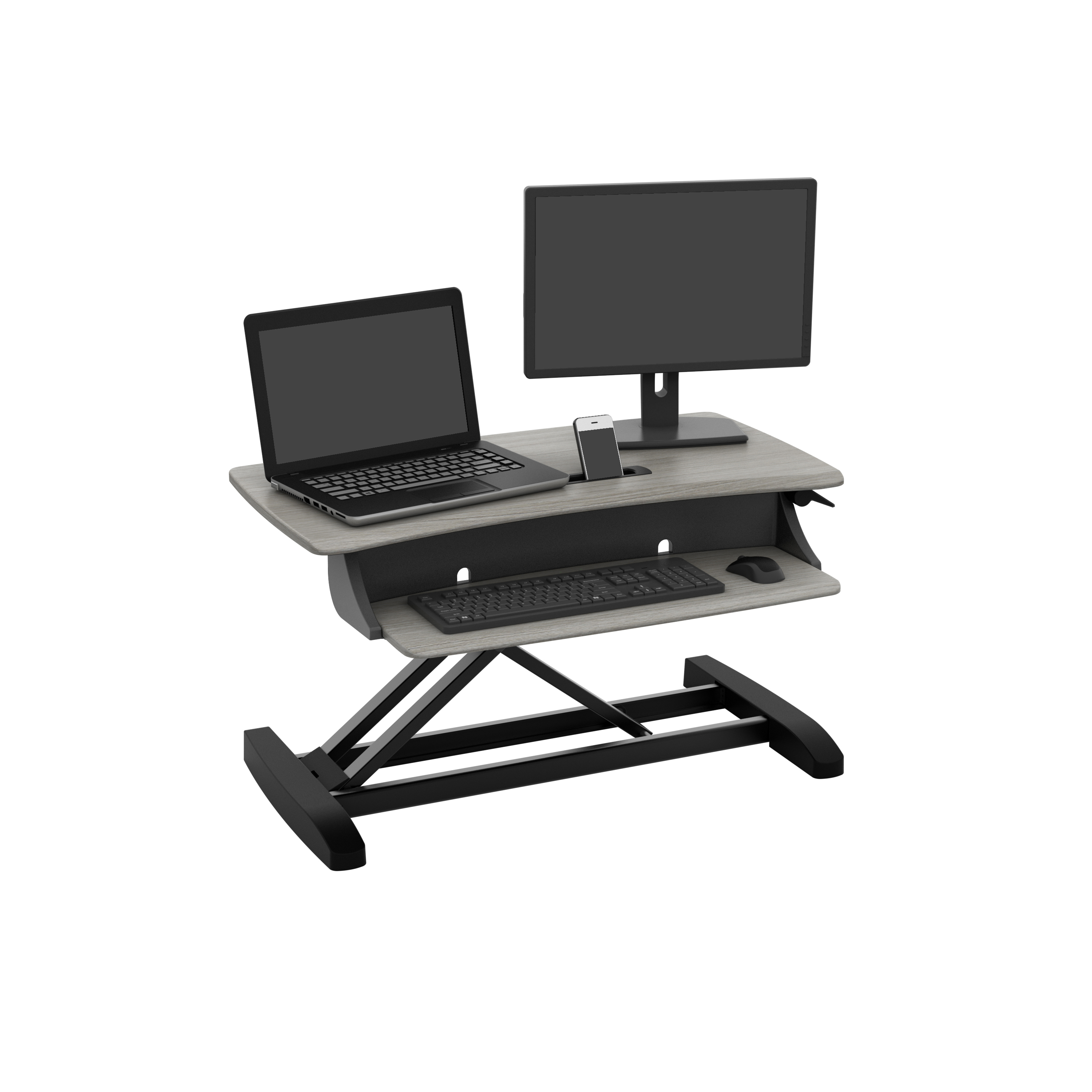 Ergotron WorkFit-Z Mini - Stehender Tischwandler, Ansicht 2