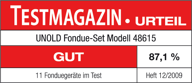 UNOLD FONDUE SET - Fondue-Topf - 500 W - Black/Stainless, Ansicht 4