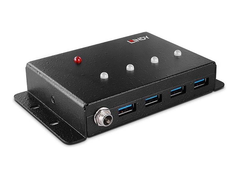 Lindy Hub - Metallgehäuse - 4 x USB 3.2 Gen