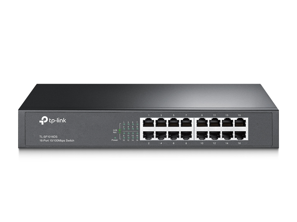 TP-LINK TL-SF1016DS - Switch - 16 x 10/100 - Desktop, Ansicht 2