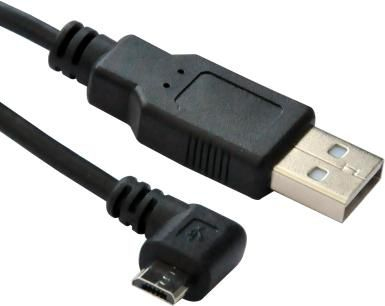MicroConnect USBABMICRO3ANG - 3 m - Micro-USB B - USB A - 2.0 - 480 Mbit/s - Schwarz, Ansicht 2