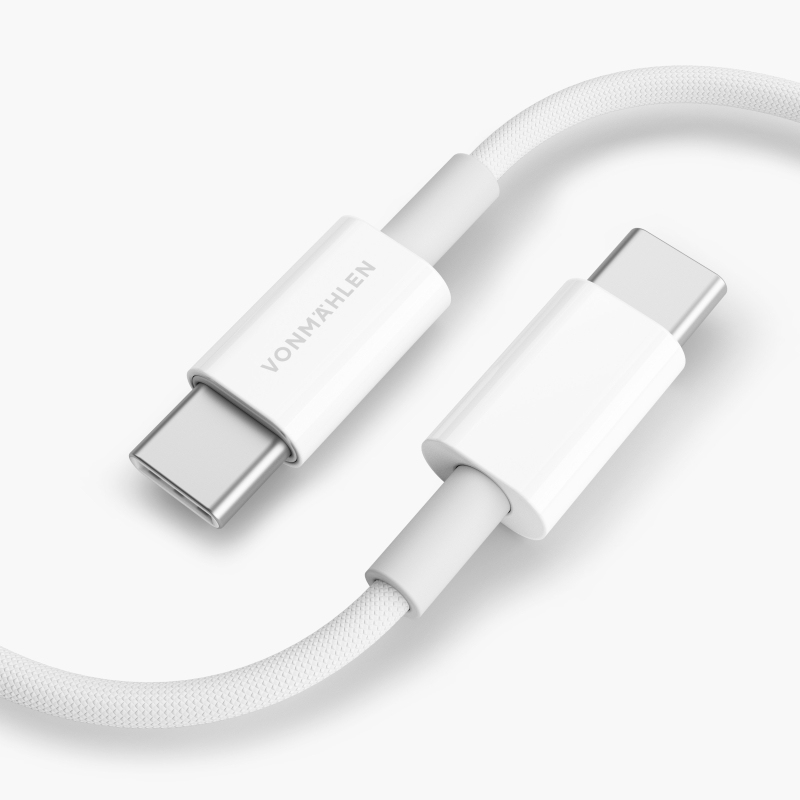 Vonmählen 60W Ladekabel USB-C auf USB-C weiss - Kabel - Digital/Daten, Ansicht 3