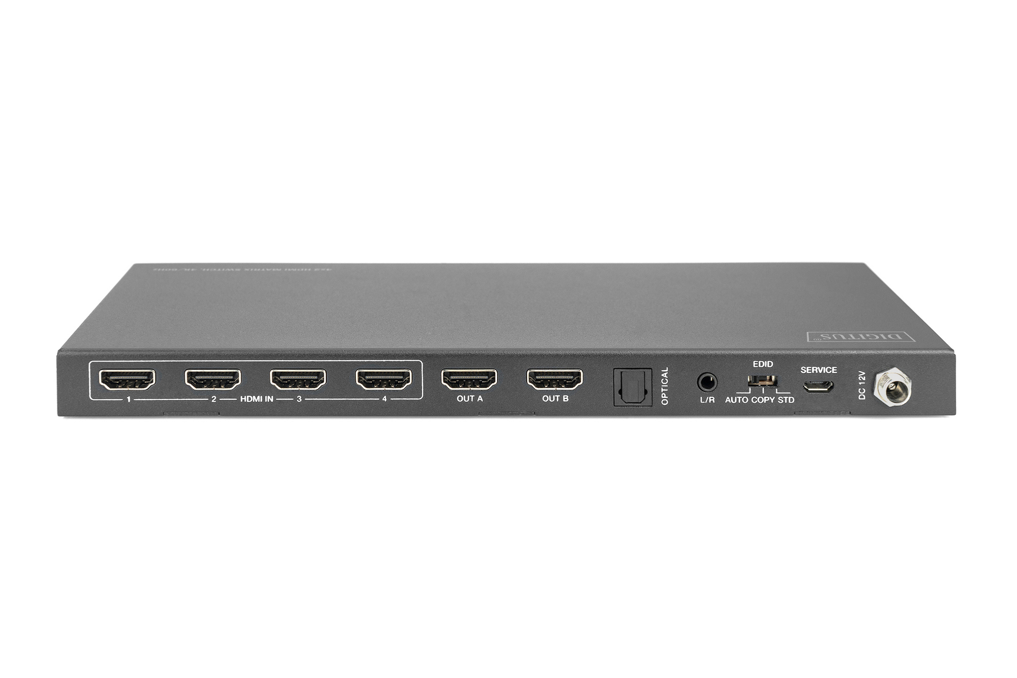 DIGITUS 4x2 HDMI Matrix Switch, 4K/60Hz, Ansicht 3