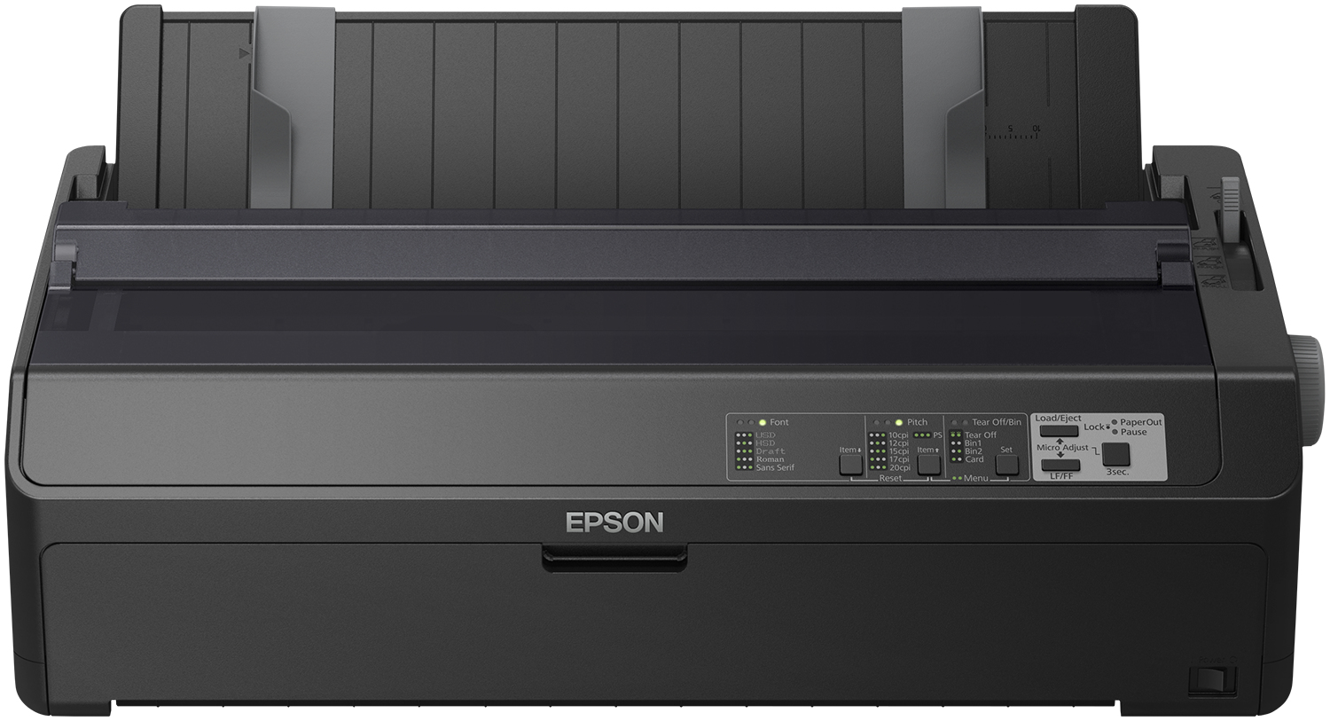 Epson FX-2190IIN, 738 Zeichen pro Sekunde, 240 x 144 DPI, 612 Zeichen pro Sekunde, 115 Zeichen pro Sekunde, 10,12 Zeichen pro Zoll, 6 Kopien