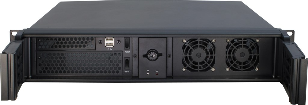 Inter-Tech IPC 2U-2098-SK - Rack-Montage - 2U - micro ATX - ohne Netzteil (ATX), Ansicht 3