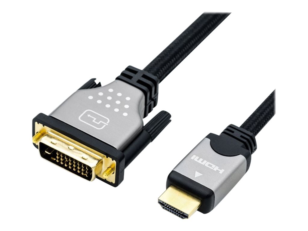 Roline - Adapterkabel - Dual Link - DVI-D männlich zu HDMI männlich - 3 m - abgeschirmt