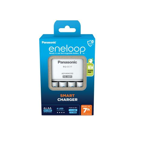 Panasonic eneloop Advanced BQ-CC17 - 3,5 - 9 Std. Batterieladegerät - (für 4xAA/AAA), Ansicht 2