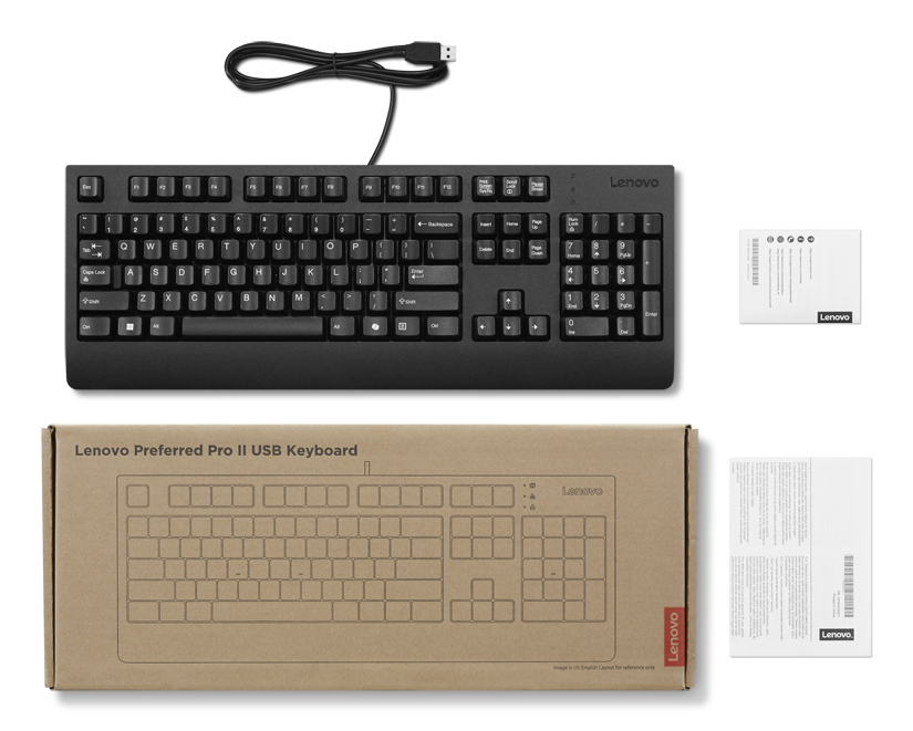Lenovo Preferred Pro II - Tastatur - USB - TL: Deutsch, QWERTZ, Ansicht 2