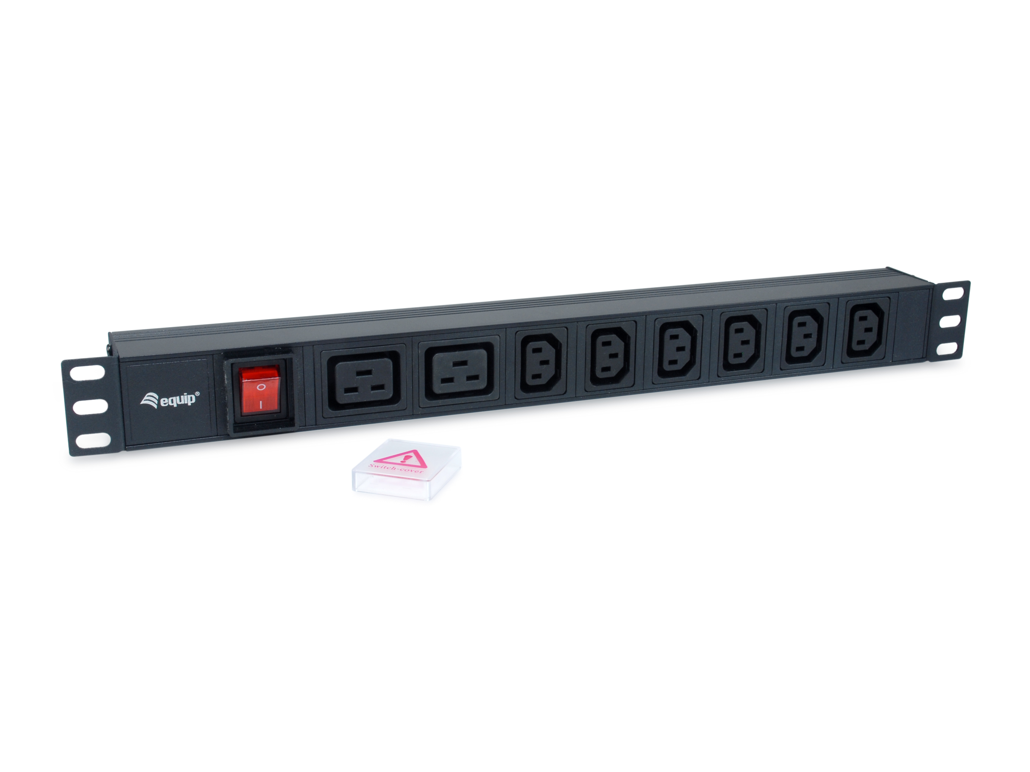 Equip Steckdosenleiste 19 1HE 8fach IEC C20 1.8m Alu. Sch - - 1.8 m - Steckdosenleiste - 1,8 m, Ansicht 2