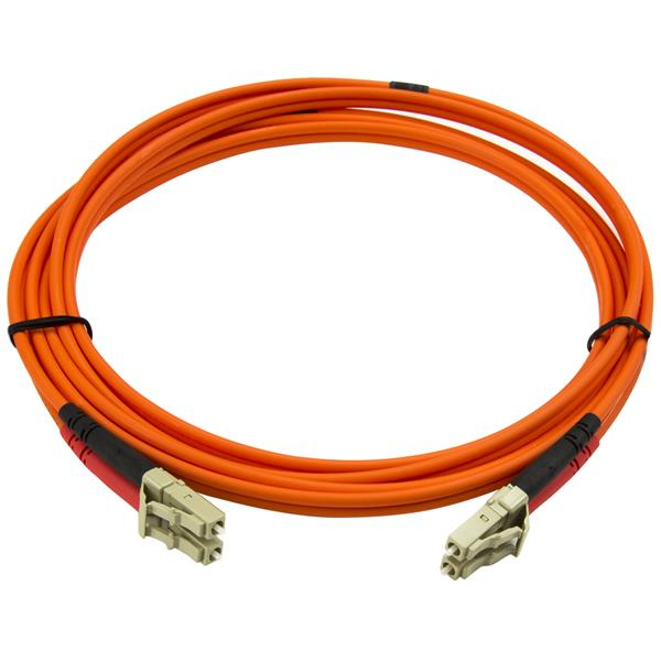 StarTech.com 2m Fiber Optic Cable - Multimode Duplex 50/125 - LSZH - LC/LC - OM2 - LC to LC Fiber Patch Cable, Ansicht 2