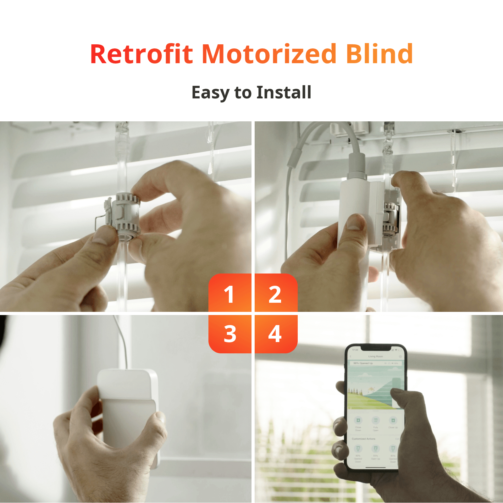 Switchbot Blind Tilt - Smarte elektrische Jalousiesteuerung, Ansicht 4