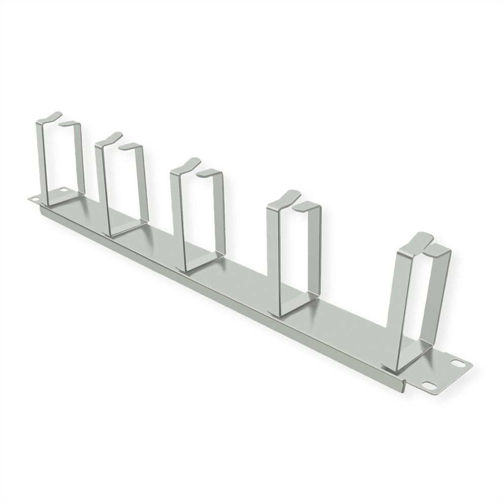 VALUE Kabelführungsplatte für Schaltschrank - Vorderseite - Hellgrau, RAL 7035 - 1U - 48.3 cm (19), Ansicht 2