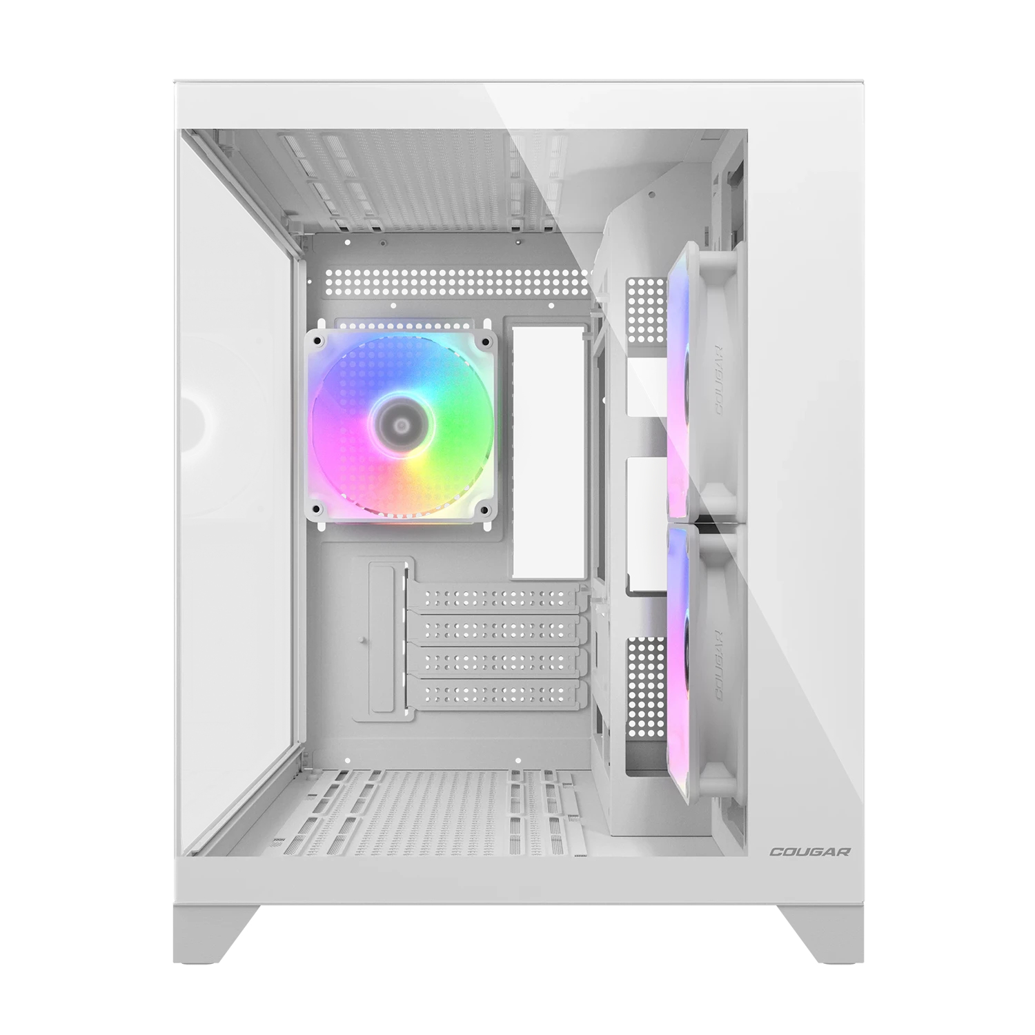 Cougar Gehäuse Mini-Tower FV150 ARGB Weiß - Midi/Minitower - ATX, Ansicht 3