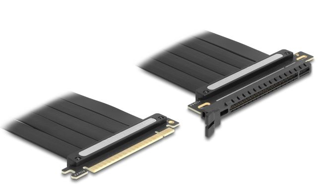 Delock Riser Karte PCI Express 4.0 x16 Stecker zu x16 Slot mit Kabel 30 cm, Ansicht 2