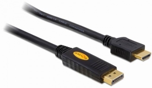 Delock Adapterkabel - DisplayPort männlich zu HDMI männlich, Ansicht 3