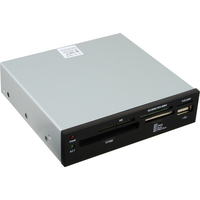 InLine - Kartenleser - All-in-one - 8,9 cm (3,5 Zoll) (MMC, SD, SM, xD, CF) - USB 2.0