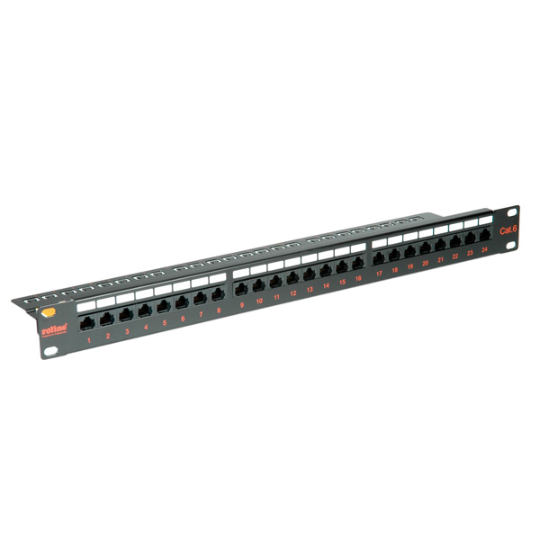 ROLINE Patch Panel - CAT 6 - UTP - Schwarz - 48.3 cm (19), Ansicht 2
