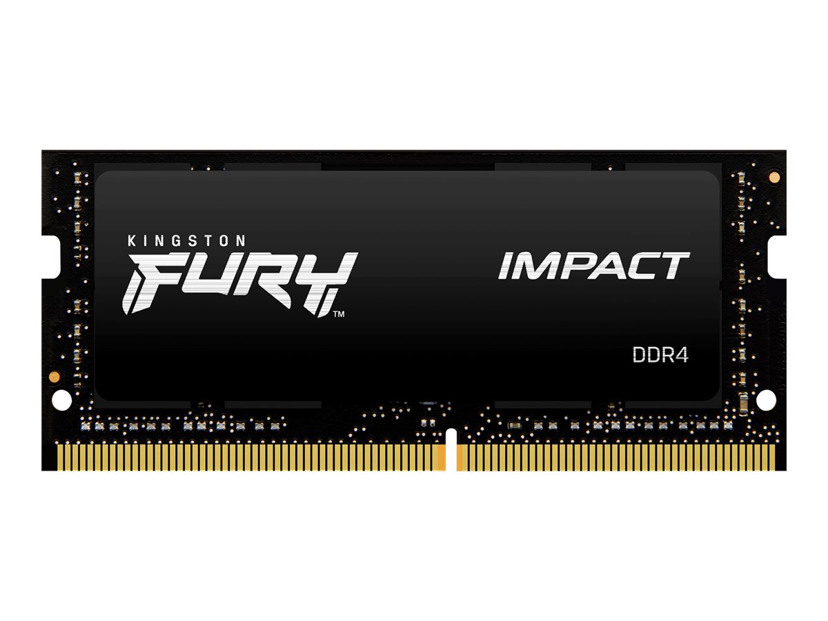 Kingston FURY Impact - DDR4 - Modul - 16 GB - SO DIMM 260-PIN - 2666 MHz / PC4-21300
