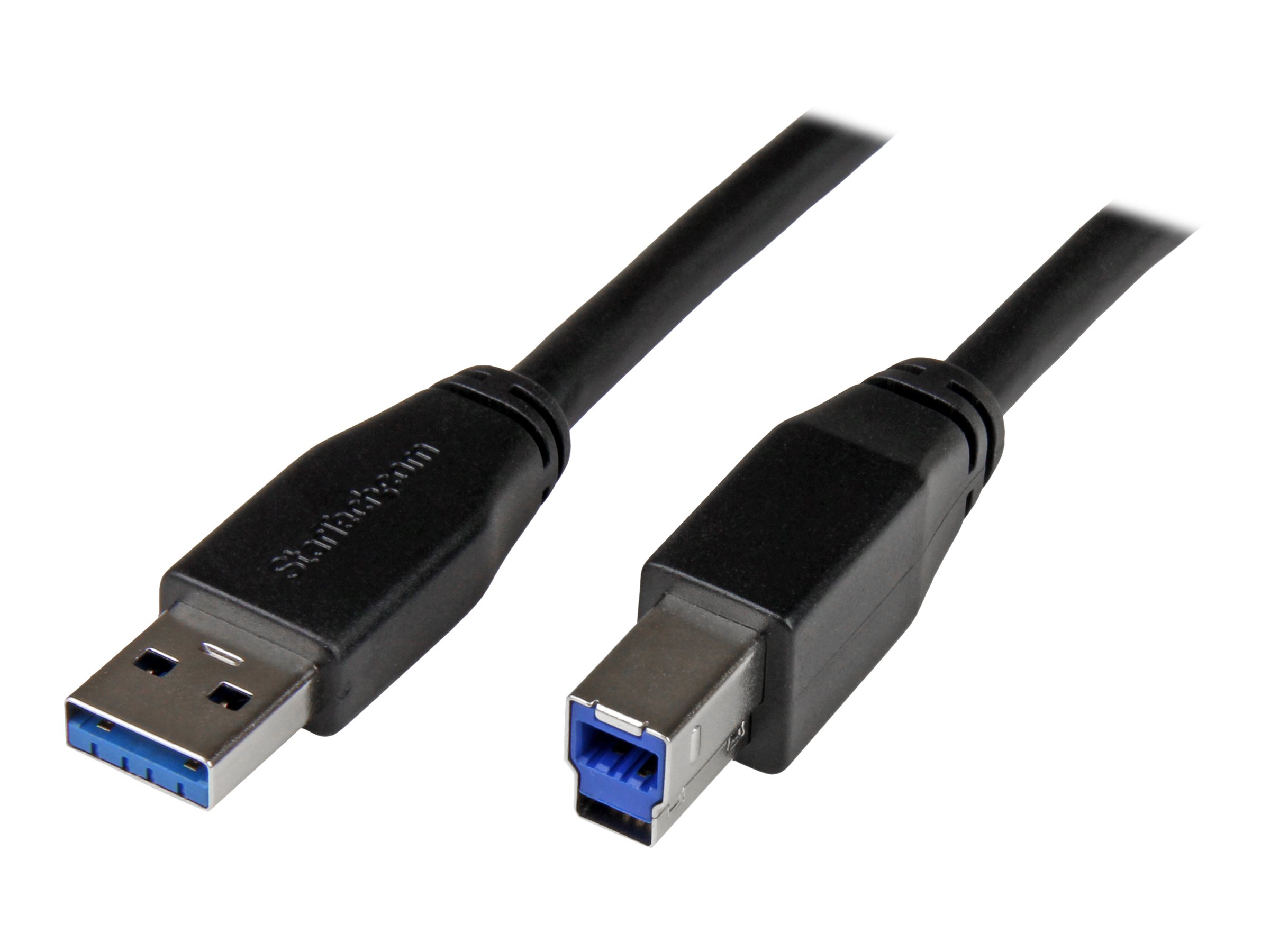 StarTech.com 1m SuperSpeed USB 3.0 A auf B Kabel - St/St - USB 3.0 Anschlusskabel - USB-Kabel - USB Type B (M) zu USB Typ A (M) - USB 3.0