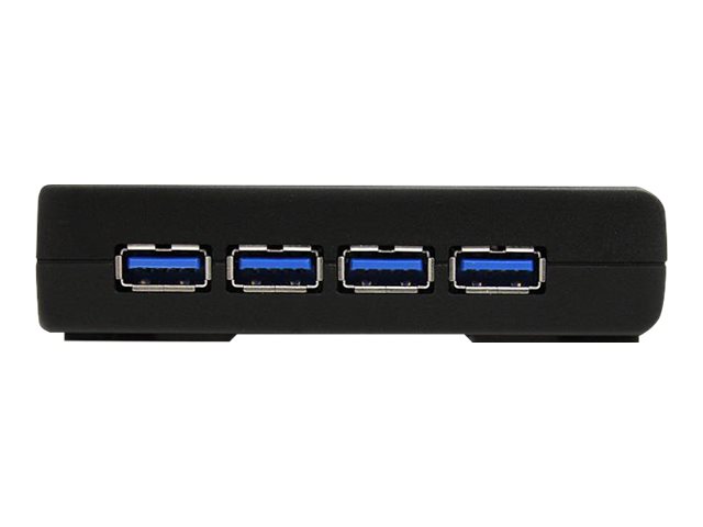 StarTech.com 4 Port SuperSpeed USB 3.0 Hub - Schwarz, Ansicht 3