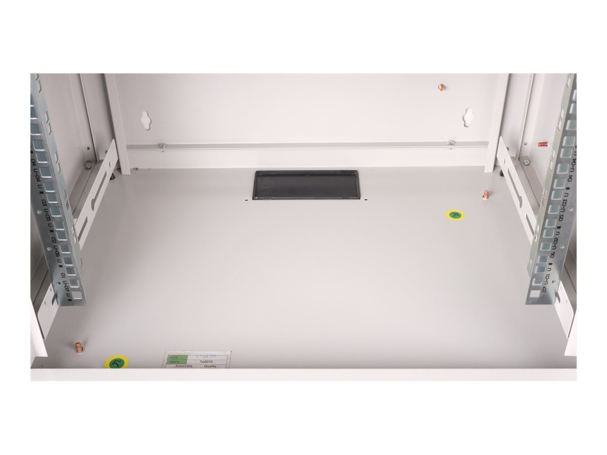 ROLINE 19 Zoll Wandgehäuse Pro 7 HE 600x450 BxT grau - Wandgehäuse, Ansicht 4