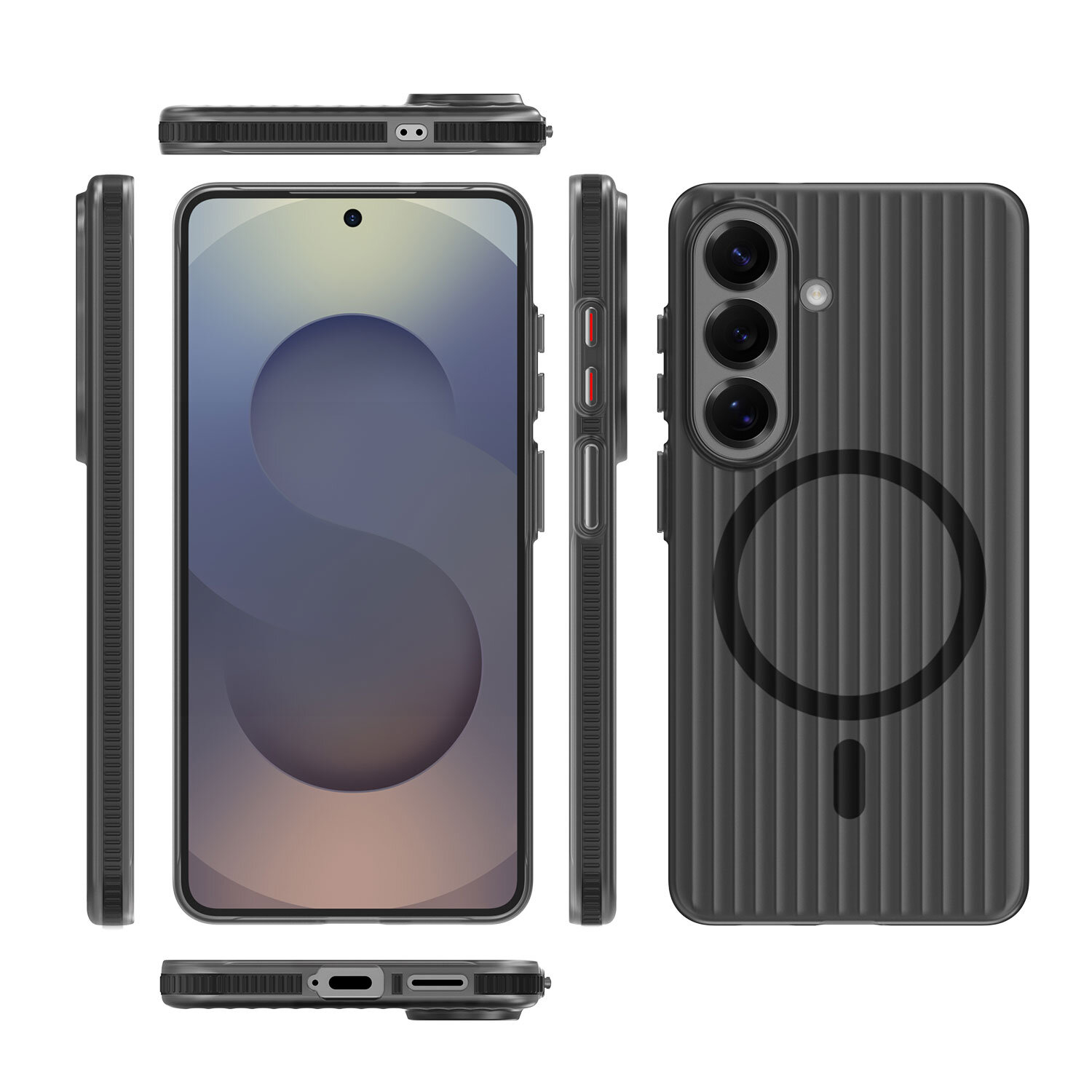 4smarts Design Case Aero Samsung Galaxy S26+ Qi2 ready - black, Ansicht 2