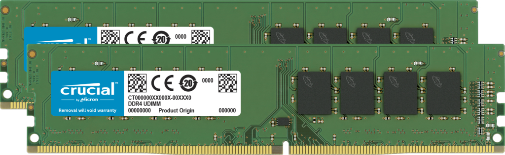 Crucial DDR4 - kit - 32 GB: 2 x 16 GB - DIMM 288-PIN, Ansicht 2