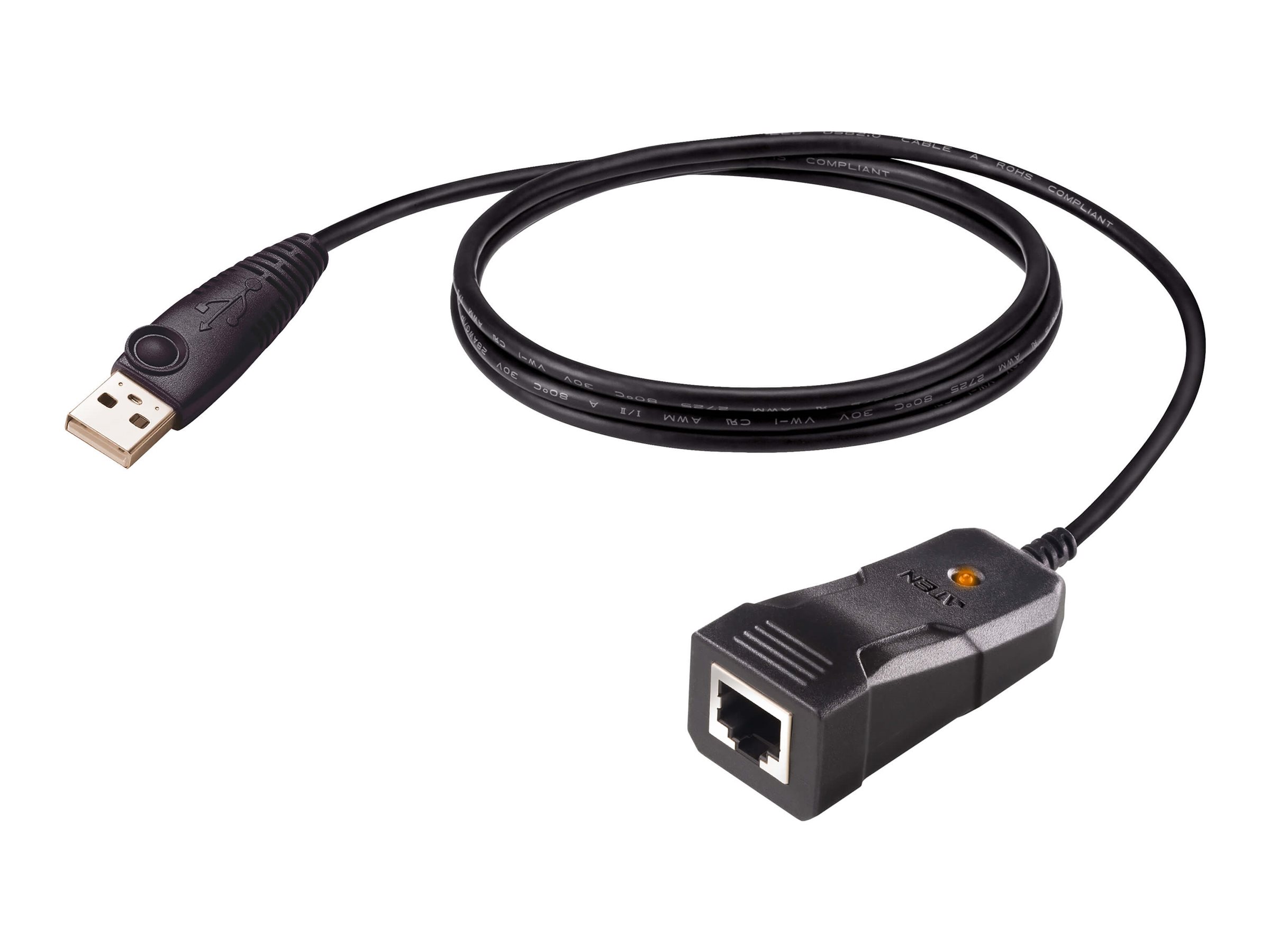 ATEN USB - RJ-45 RS-232 Console Adapter FTDI - Adapter - Digital/Daten