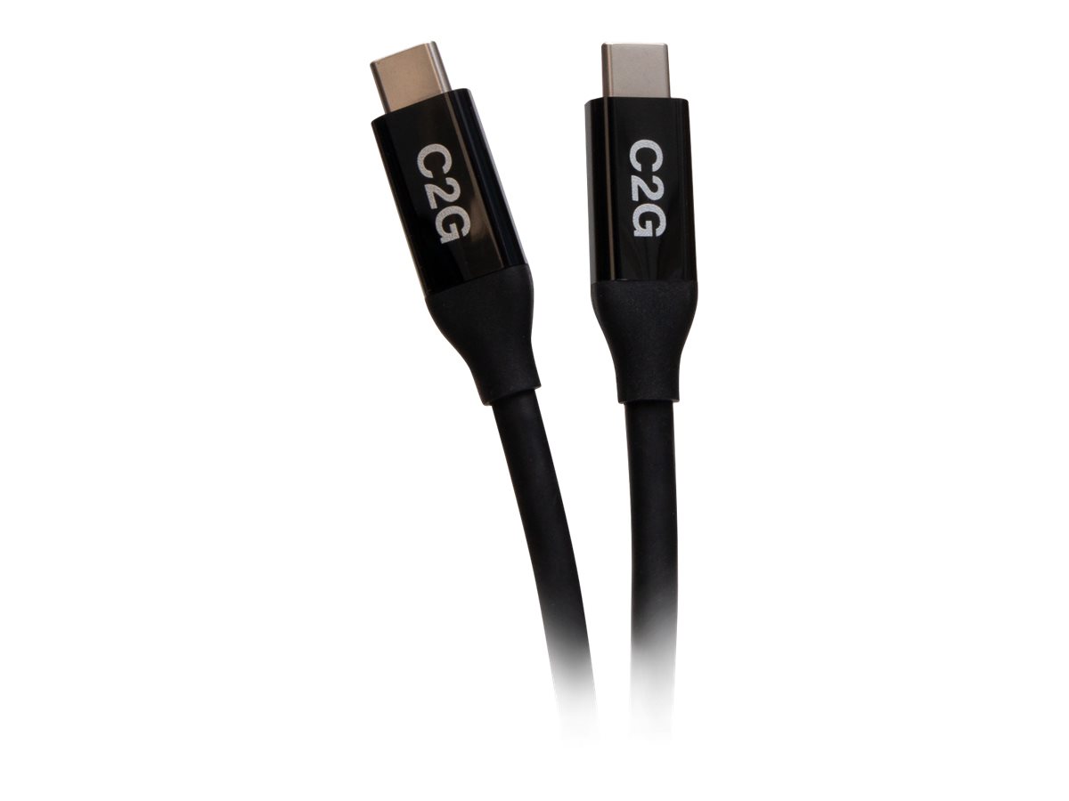 C2G 2.5ft (0.8m) USB-C Male to USB-C Male Cable (20V 5A)