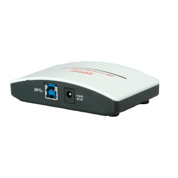 ROLINE USB 3.0 Hub Black and White - Hub - 4 x SuperSpeed USB 3.0, Ansicht 2
