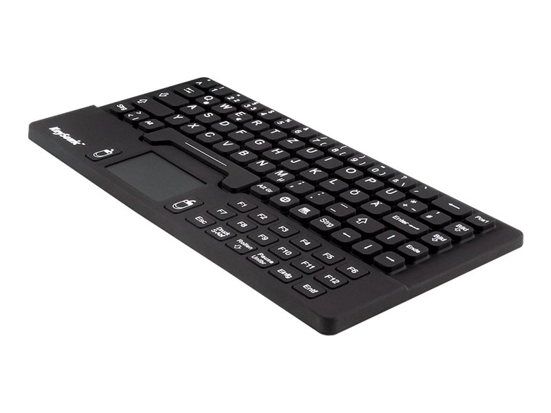 KeySonic KSK-5031 IN - Mini - Verkabelt - USB - Schwarz - TL: UK, QWERTY, Ansicht 3