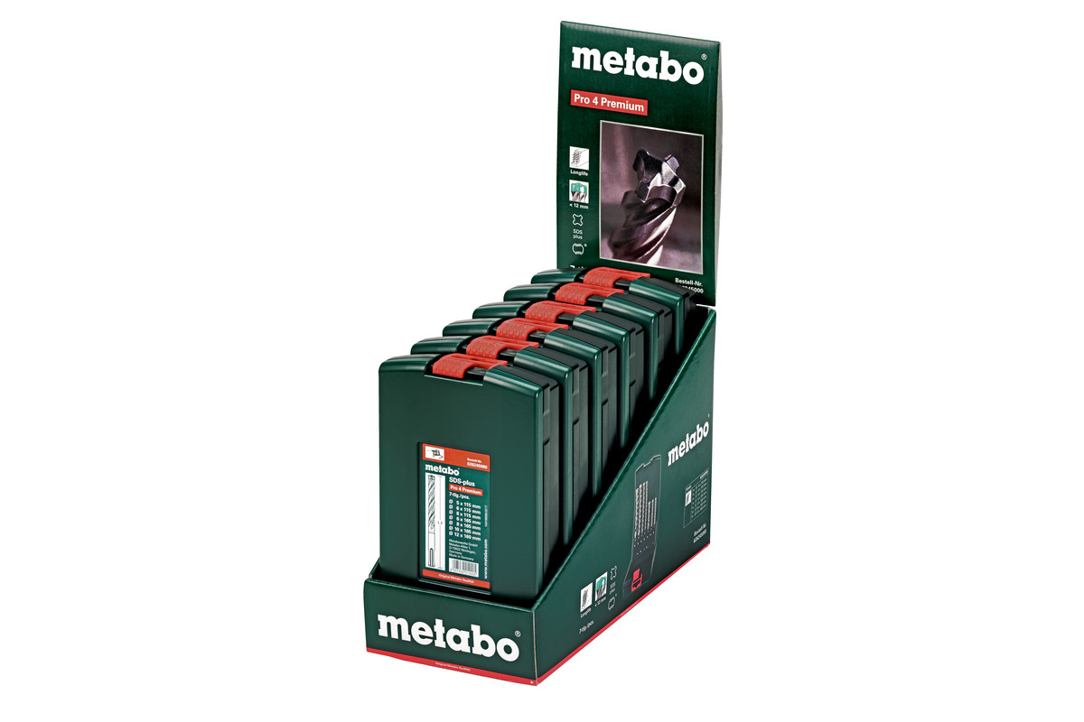 Metabo 626245000 - Rotationshammer - Bohrerbit-Set - SDS Plus - 7 Stück€, Ansicht 2