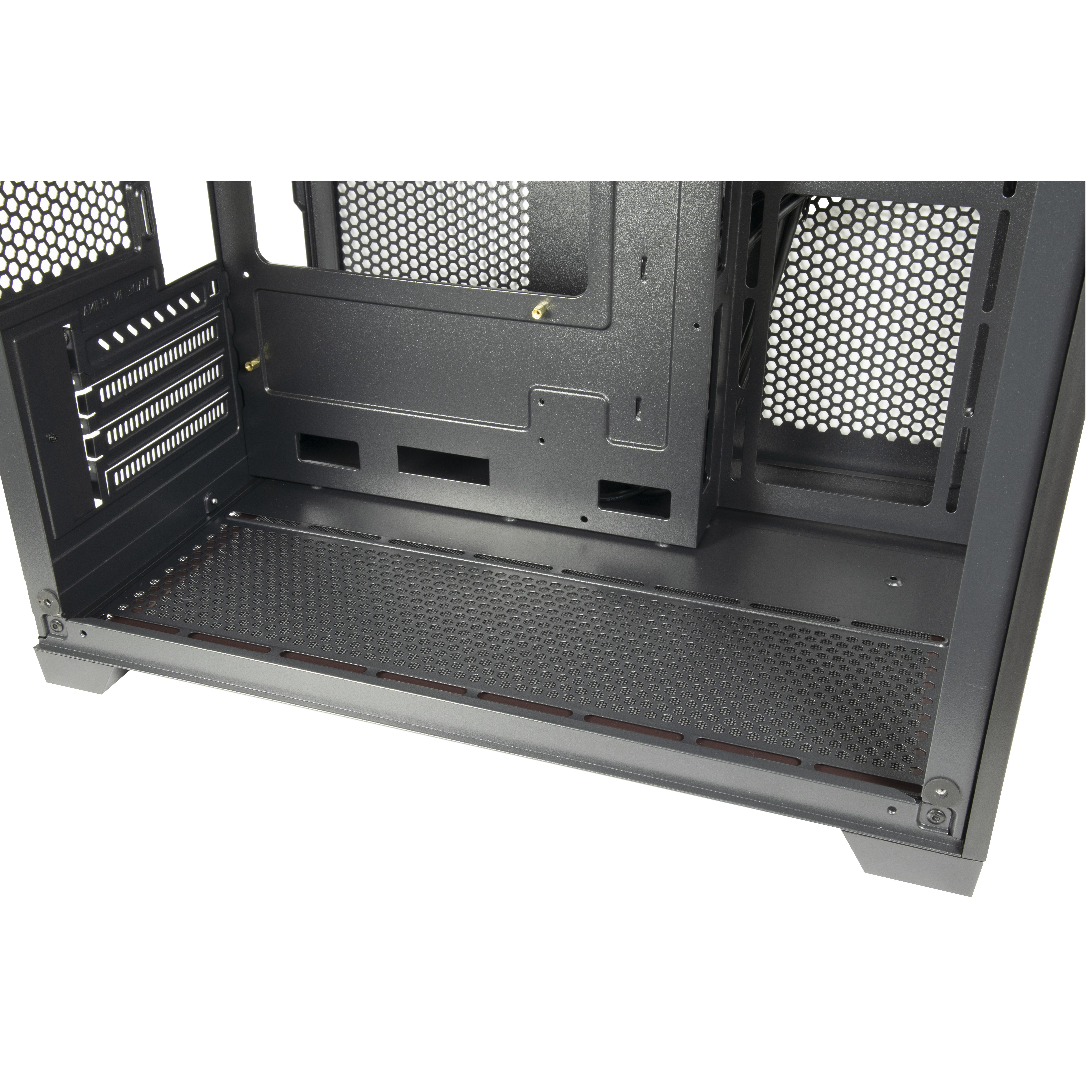 Inter-Tech h C-501 Aspect ATX Gaming Gehäuse Tempered Glass Schwarz - Gehäuse - ATX, Ansicht 2